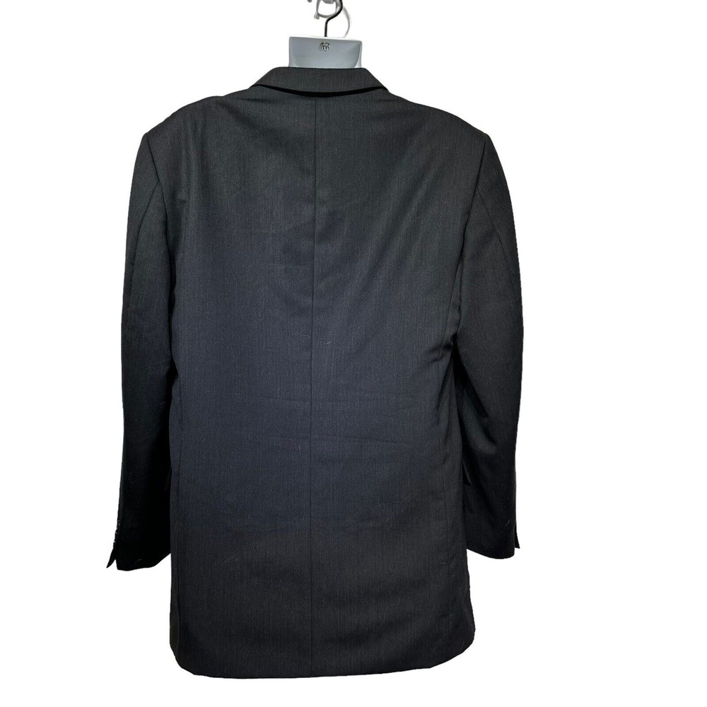 Albert Nipon Mens Gray Jacket Blazer Wool Size 42l - image 2